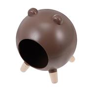 SUPVOX Maison du Hamster Cachette en Bois Naturel Résistante aux Morsures, Petite Maison Abri Confortable Taille Compacte pour Cage, Habitat Sécurisé pour Petits Animaux et Hérissons