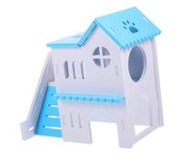 SUPVOX Maison Hamster PVC Refuge Sécurisé et Spacieux pour Hamsters Cochons et Hérissons Petite Cabane Colorée pour Rongeurs Petits Animaux