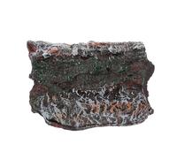 SUPVOX Maison Tortue Terre Et Cachette Reptiles Résine Plateforme Grimpeur Multifonction pour Tortues Lézards Gecko Cachette Naturelle Et Abri Sécurisé Terrarium