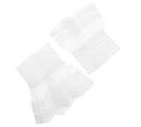 SUPVOX Manchettes En Dentelle Faux Poignets, Faciles à Nettoyer, Respirantes, Accessoires Pour Cours D'histoire, 12x11x0.5cm, Pour Femmes