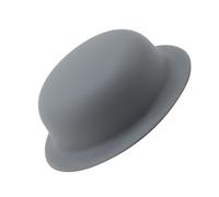 SUPVOX Manchon de Bouton de Couvercle de Casserole en Silicone Gris Antidérapant, Protection Thermique pour Poignées de Casseroles en Fonte et Terre Cuite, Accessoire Cuisine Pratique