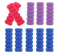 SUPVOX Manchon Antidérapant Pour Stylo Et Crayon Protection Doigt Écriture Poignée Ergonomique En Mousse Couleurs Assorties Idéal Bureau École Et Maison