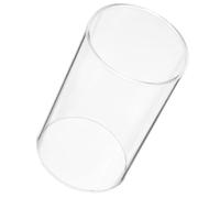 SUPVOX Manchon Porte-Bougie en Verre Transparent 7X15Cm Résistant au Vent Design Cylindrique pour Bougies d'Intérieur et Extérieur