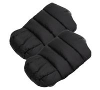 SUPVOX Manchons pour Poussette Chauds et Coupe-Vent Moufles de Poussette en Peluche Noire Protection Anti-Froid pour Mains Taille Unique Accessoires d'hiver pour Balade Bébé