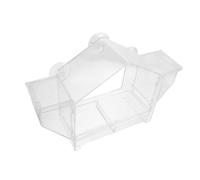 SUPVOX Mangeoire à Oiseaux de Fenêtre Distributeur Transparent avec Panneau Accessoire Extérieur pour Oiseaux et Observer Alimentation