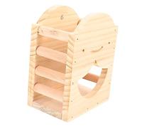 SUPVOX Mangeoire en Bois pour Lapins avec Grille À Herbe Adaptée Aux Petits Animaux - Gardez La Nourriture De Votre Animal Fraîche Et Bien Rangée