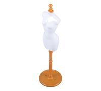 SUPVOX Mannequin de Robe Miniature Support en Plastique Stable, Adapté la Couture la Présentation de Vêtements de Poupée pour Poupées Filles