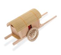 SUPVOX Maquette de Carrosse Ancien Bois Figurine Miniature pour Décoration de Bureau et Maison Simulation Sécurisé pour Accessoire de Table Élégant et
