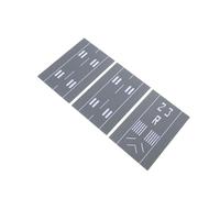 SUPVOX Maquette Piste D’atterrissage Plastique 45x10 Cm, Fond de Piste Diorama pour Petits Avions, Base D’Exposition Portable pour Jeu de Rôle Aérien et Décoration Intérieure