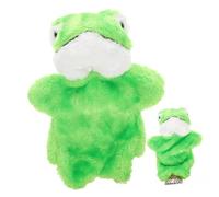 SUPVOX Marionnette Main Peluche Amphibien Vert et Sûr Accessoire Histoire pour Garçon Fille Jeu Interactif Parent-garçon Fille Cadeau Imagination et Communication