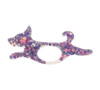 SUPVOX Marque-page Porte-page Décoratif de Chien Violet, Support de Pages de Livre Anneau pour Pouce, Petit Repose-pouce Multifonction pour Lecture à Domicile Voyage, Accessoires