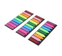 SUPVOX Marque-pages Adhésifs Scolaires Multifonctions 300 Pièces Transparentes Résistantes à L’eau, Onglets Autocollants Colorés pour Bureau, Études et Organisation