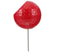 SUPVOX Marqueur de Tee de Golf Rouge Surface Inclinée Petit Accessoire Léger et Portable pour Marquage Précis Outil Pratique de Marquage de Tee Adapté au Parcours de Golf