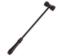 SUPVOX Marteau de Juge en Bois D’ébène 1 Pc, Maillet en Bois à Poignée Confortable, Marteau de Juge Réutilisable pour Vente aux Enchères et Usage Judiciaire, Accessoire Portable