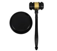 SUPVOX Marteau en Bois Léger 22 CM Marteau de Vente aux Enchères Réutilisable pour Audience Judiciaire et Avocat