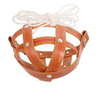 SUPVOX Masque de Muzzle Cuir pour Chevaux et Bovins Conception Respirante Prévention des Morsures et du Machonnement Moyenne avec Corde