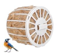 SUPVOX Matériau de Nidification en Coton Naturel Et Jute - Fournitures de Nidification Douces Et Réutilisables avec Panier pour Perruches, Pinsons, Canaris Et Petits Oiseaux