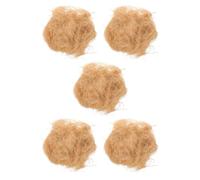 SUPVOX Matériaux de Nidification Naturels en Raphia 5 Paquets de 30 G pour Oiseaux de Jardin, Litière Douce et Sûre pour Perruches, Pinsons, Colibris, pour Cage à Nid, Décoration
