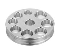 SUPVOX Matrice de Réglage de Bague en Acier au Carbone 8 Emplacements, Plaque de Mise à Taille 20 Mm, Outil de Redimensionnement et Agrandisseur D’anneaux Portable pour Réparation