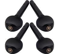 SUPVOX Mécanismes D'accordage Accessoires Indispensables pour Violon Lot de 4 en Ébène Noir, Réglage Précis Tension des Cordes pour Oud