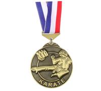 SUPVOX Médaille De Compétition en Alliage De Zinc Plaque Suspendre, Modèle Antique Vert Ancien, Médaille Décorative pour Récompenses Sportives Et Événements De Karaté