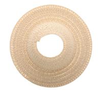 SUPVOX Mini Chapeau de Paille Artisanal 17 Cm, Bonnet Tricoté pour Poupée, Accessoire Décoratif DIY, Couleur Beige, Chapeau Miniature pour Loisirs Créatifs et Costume de Poupée