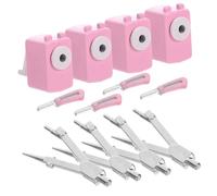 SUPVOX Mini Compass Craft Cutter Pencil Sharpener Realistic School Supplies for Dollhouse Scenes and Photography Props