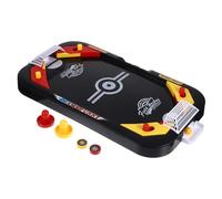 SUPVOX Mini Jeu de Hockey sur Glace à 2 Joueurs, Table de Hockey sur Glace Noire en Plastique Solide, Jeu de Table Éducatif pour Garçon et Filles, Divertissement Intérieur et Compétition