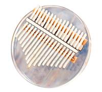SUPVOX Mini Kalimba Touches Acrylique Transparent Piano à Doigts Portable pour Débutants Instrument de Musique et Compact Mélodieux Durable Guide Dapprentissage