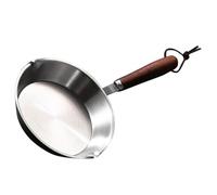 SUPVOX Mini Poêle à Œufs Antiadhésive 16 Cm en Acier Inoxydable 304, Poêle Chauffante à Huile Multifonction pour Cuisson Rapide, Adaptée la Cuisine Familiale et Professionnelle