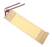 SUPVOX Mini Rouleau de Tissu Rétro Beige Clair Papier Vierge Doré, Rouleau Suspendu pour Calligraphie et Peinture, Décoration Murale Vintage pour Bureau et Atelier Artistique