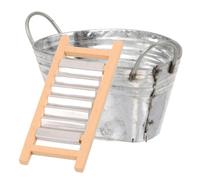 SUPVOX Mini Set de Lavage Miniature pour Maison de Poupée Bassin et Planche à Laver Décoratifs Accessoires de Salle de Bain pour Scène Miniature