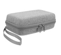 SUPVOX Mini Valise de Maquillage Rigide Grise Trousse de Voyage Compacte et Portable Étui Cosmétique de Voyage Pratique pour Rangement Organisé et Protection Optimale