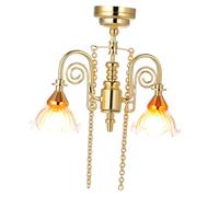 SUPVOX Miniature Lamp for Dollhouse with Magnetic Attachment Elegant Design Versatile Decoration for Living Room and Bedroom Furniture Tiny LED Light Enhancing Realism