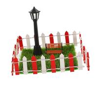 SUPVOX Miniature Maison Poupée Décoration Jardin Miniature Lampe de Rue Mini Réaliste Banc de Parc pour Photo Prop et Aménagement Paysager pour Jardin Ornement Couleur Couleur Aléatoire
