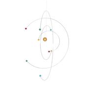 SUPVOX Mobile Suspendu Éducatif Décoration Murale pour Amateurs de Science Modèle Planétaire Durable et Facile à Entretenir pour Chambres et Bureaux