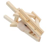 SUPVOX Modèle de Brouette Bois Miniature Éducatif Stem pour Garçon Fille Kit Scientifique de Construction Manuelle de Poupée Multifonction pour Apprentissage Pratique