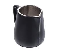 SUPVOX Modèle de cafetière à café au Lait Expresso Lanceur Enfants Mini mousseur pichet à mousser mousseur pichet cruche de mousseur à café Puche de Lait Puche mousque Alliage Noir