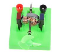 SUPVOX Modèle de Moteur Électrique à Courant Continu Ouvert Kit Pédagogique pour Expériences Scientifiques Petit Moteur Électrique Compact pour Cours de Physique et Stem Outil