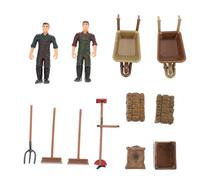SUPVOX Modèle Miniature Outil Agricole Réaliste Décor de Ferme avec Figurine de Accessoire de Scène pour Garçon Fille et Décoration