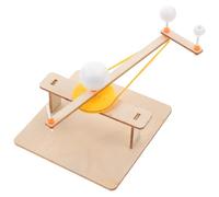 SUPVOX Modèle Solaire Éducatif Trois Globes Soleil Terre Lune Jouet Scientifique pour Enfants Apprentissage Astronomie Orbitales 7.09X3.94X3.94In