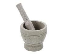 SUPVOX Mortier et Pilon Petit Taille, Bol Imitation Granit Solide en Plastique, Outil à Main Multifonction pour Presser Ail et Moudre Épices, Accessoire la Cuisine Ménager Pratique