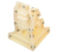 SUPVOX Moule à Boule en Plastique pour Balustrade de Colonne Romaine, Moule à Béton Ornemental pour Bordures de Jardin, Modèle Petit Lionceau pour Décoration Extérieure et Aménagement