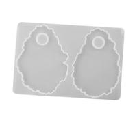 SUPVOX Moule à Plateau en Silicone Antiadhésif pour Résine Époxy, Forme Irrégulière Miroir, Moule DIY pour Fabrication de Plateaux de Maquillage, Nettoyage Facile, Usage Artisanal