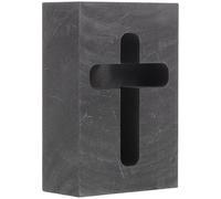 SUPVOX Moule en Graphite Forme Croix Petite Taille pour Fusion Haute Température, Outil de Moulage Bijoux Précis, Moule à Lingots pour Coulée Métal, Fournitures Fonderie Artisanale