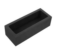 SUPVOX Moule en Graphite pour Coulée D’or 5 Kg, Creuset Noir Antiadhésif Haute Pureté, Dimensions 180×70×50 Mm, Résistance Haute Température, pour Fonderie Bijoux et Raffinage Métaux