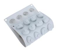 SUPVOX Moule en Silicone 28 Cavités Forme Galets, Souple et Solide, pour Chocolat, Bonbons et Pâtisserie Maison, Moule à Dessert Facile à Démouler, Cuisson Sécurisée Cuisine