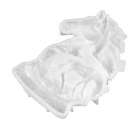 SUPVOX Moule en Silicone Cheval Flexible et Antiadhésif pour Loisirs Créatifs, Artisans et Débutants, Blanc, Résistant à l'usure, Décoration Maison DIY, Création Artistique