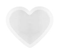 SUPVOX Moule en Silicone Cœur 19x13 Cm pour Résine Époxy, sous-Verre DIY, Modèle Fait Main Créatif pour Décoration Artisanale et Bricolage Maison