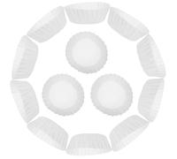 SUPVOX Moules à Gâteau Basques 8 Pouces Papier Sulfurisé Antiadhésif 50 Pièces, Caissettes Pâtisserie Résistantes la Graisse, Doublures Cuisson pour Four et Friteuse à Air, Accessoires